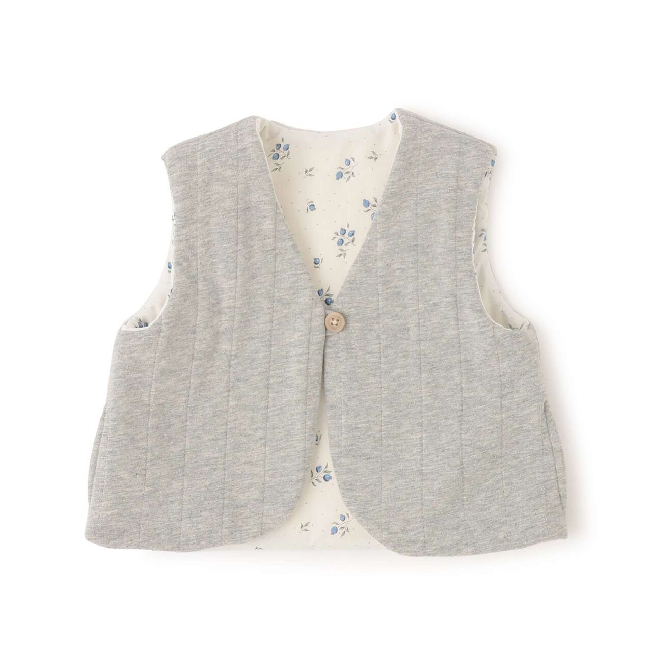 Reversible Vest,Light gray, large image number 0