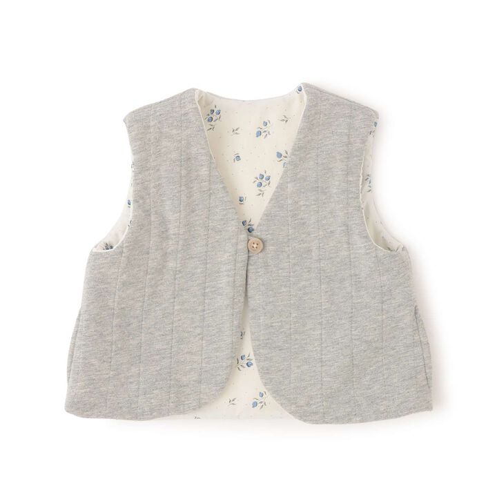 Reversible Vest,Light gray, medium image number 0