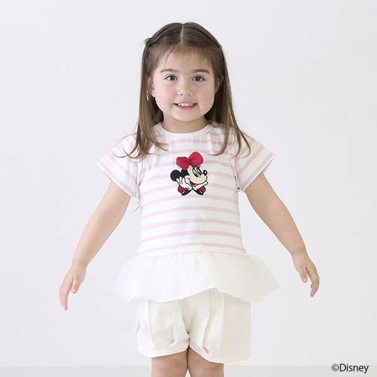 Disney Striped Appliqu&eacute; T-Shirt,Lavender, large image number 20