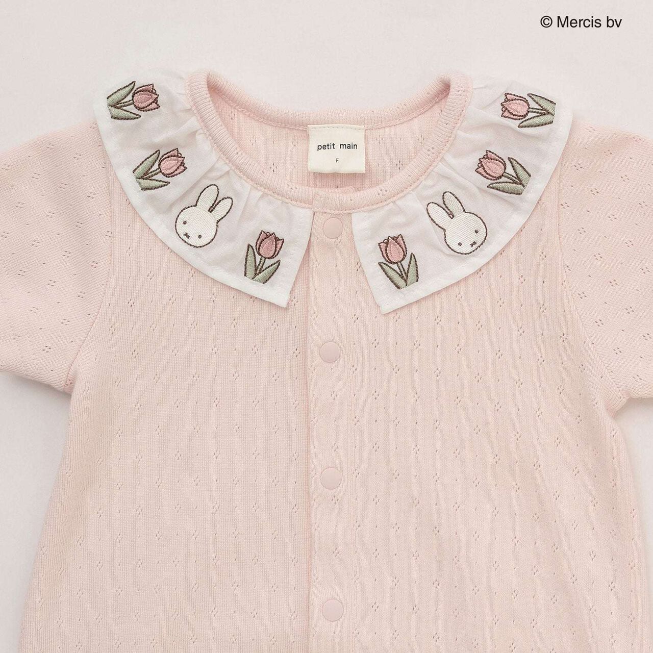 [miffy] Tulip Collar 2WAY Romper,Pink, large image number 3