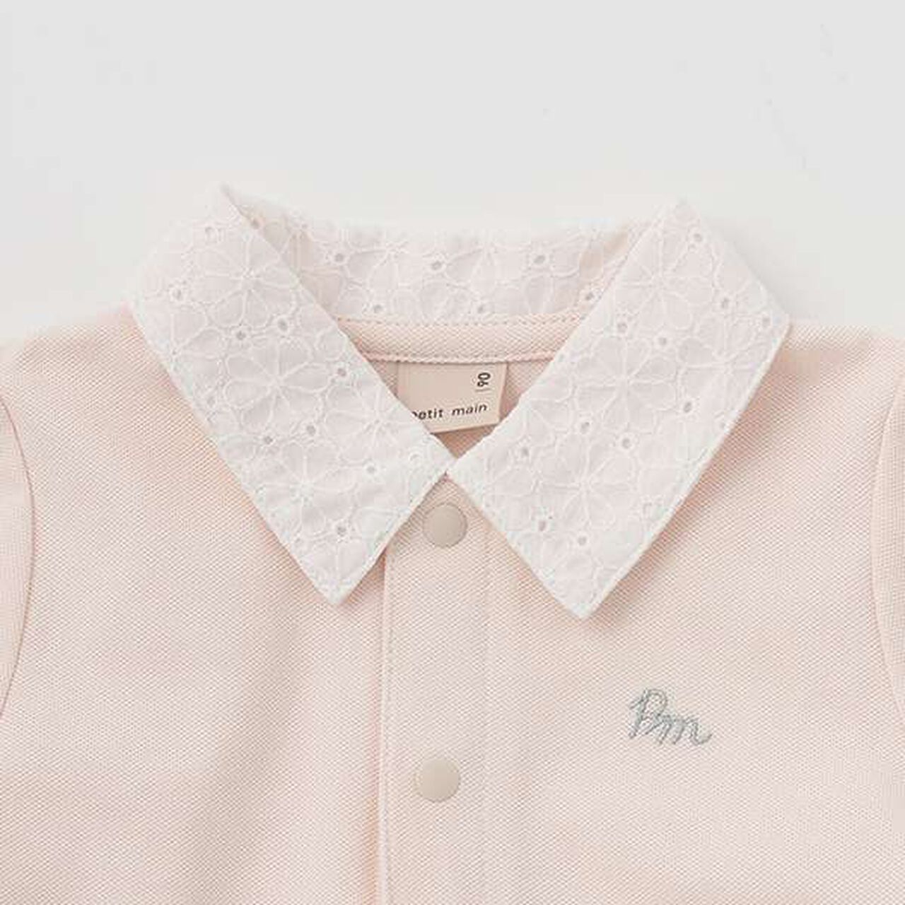 [Link] Peplum Polo Shirt,Light pink, large image number 14