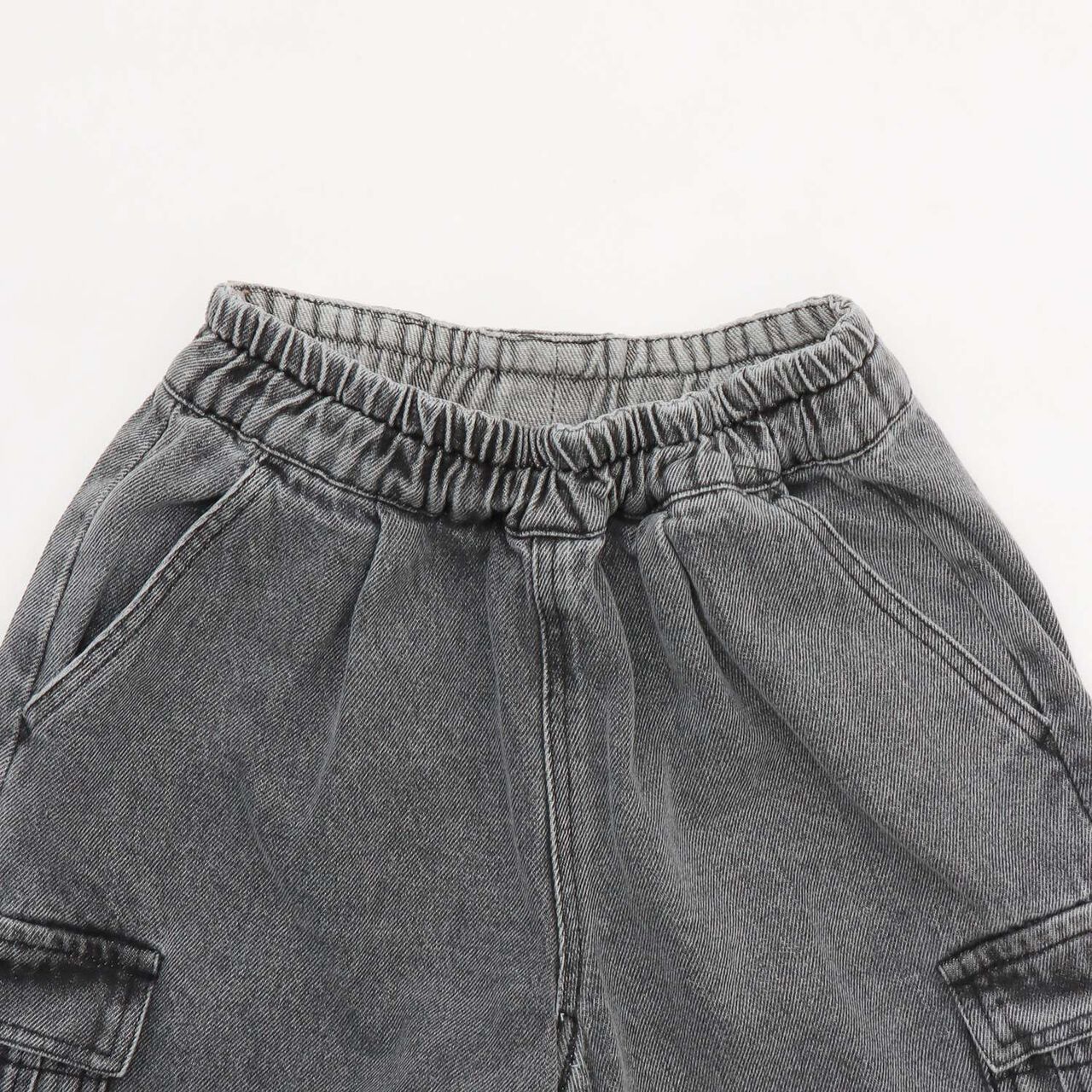 Denim Half Pants,Blue, large image number 11