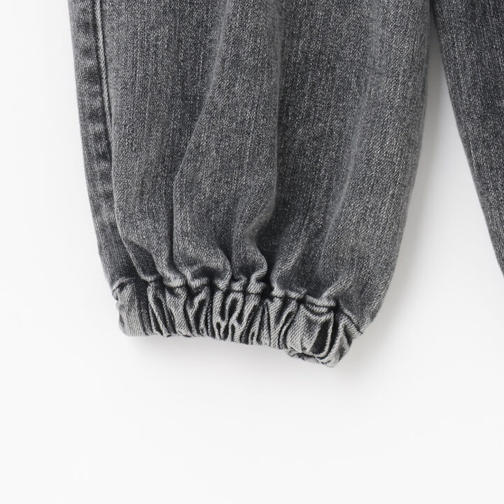 Stretch Denim Cargo Pants,Black, medium image number 15