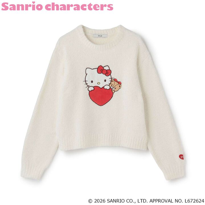 [Sanrio Characters/Hello Kitty] Marshmallow Knit Pullover,Pink, medium image number 3