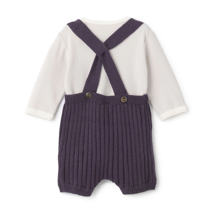 [Monpoke] Pants Set with Suspenders,Light gray, medium image number 3