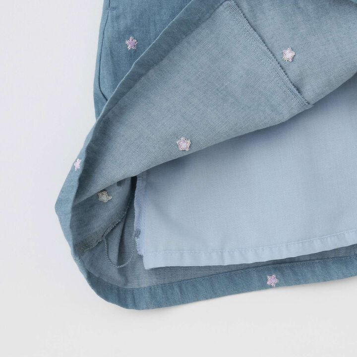 [Restock] Star Embroidery One-Piece Dress [Not Available in Direct Stores],Navy, medium image number 7