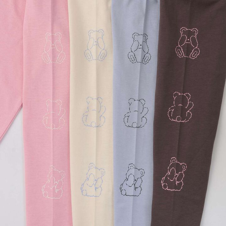 [100% Cotton] Bear Sleeve Long Sleeve T-Shirt,Charcoal gray, medium image number 13