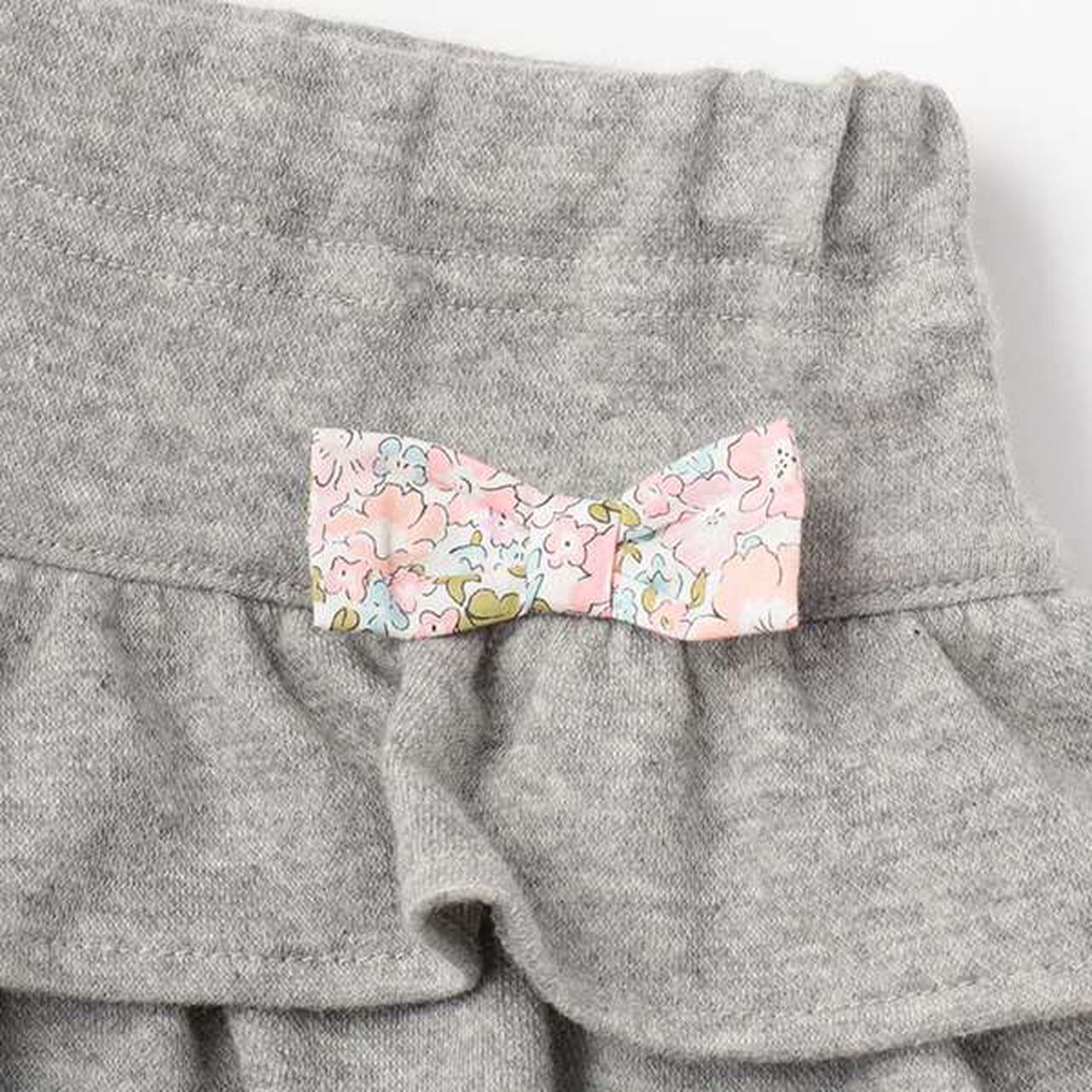 [Made in Japan] Frilled Cut Pants,Light gray, large image number 3