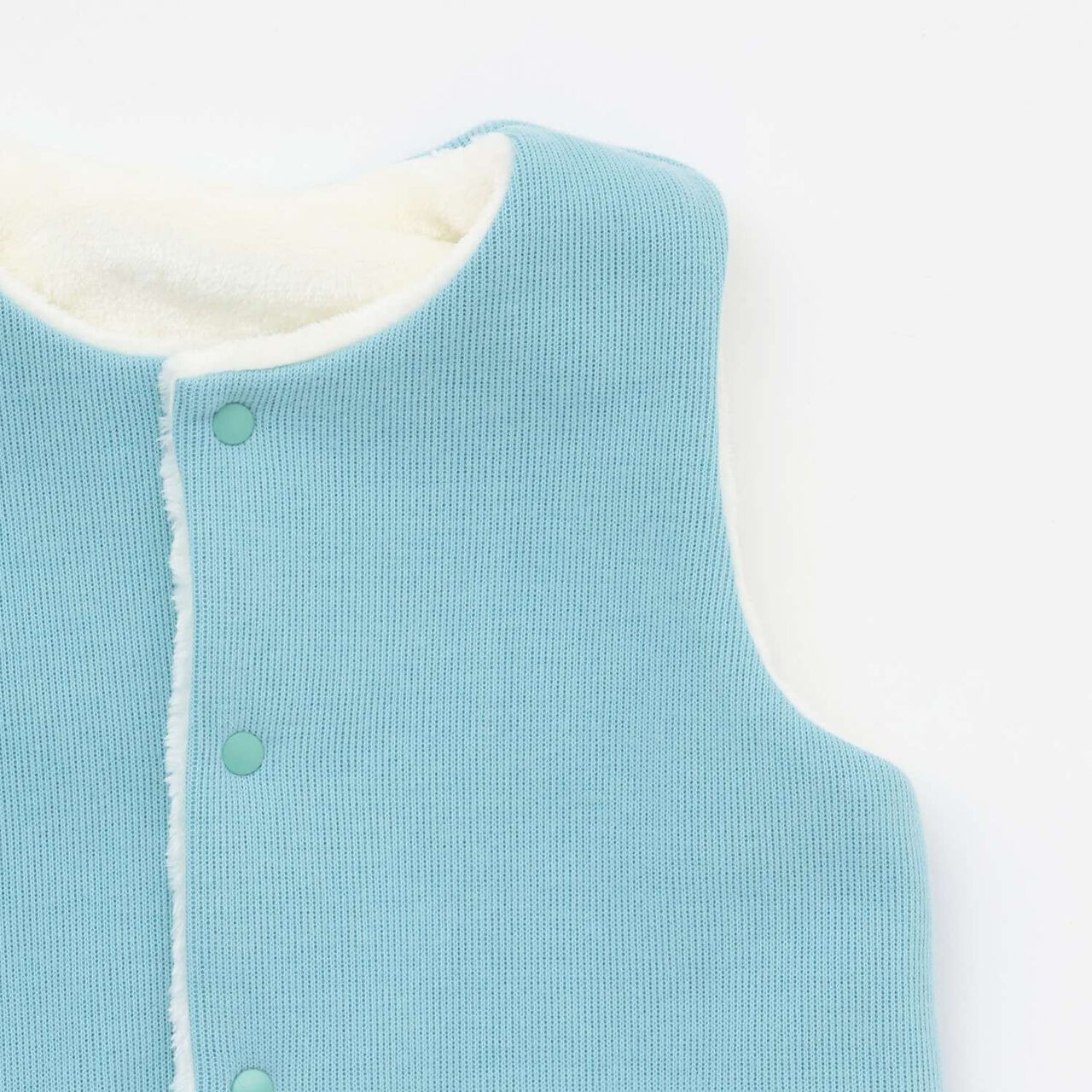 Q for the Zoo Teddy Bear Vest,Pearl white, large image number 3