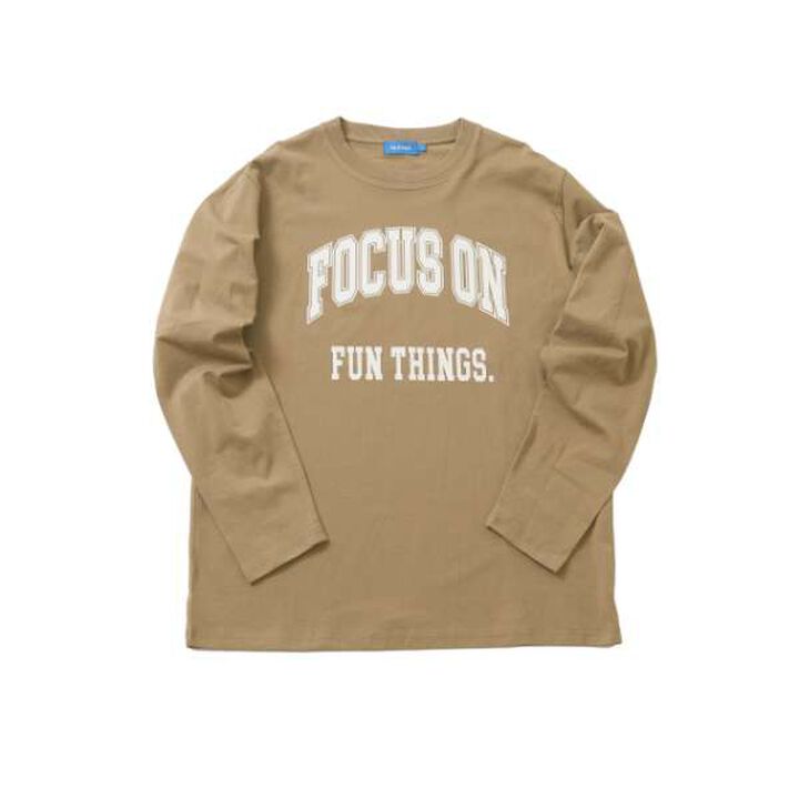 Affordable Front College Logo Long-Sleeve T-Shirt,Top gray, medium image number 11