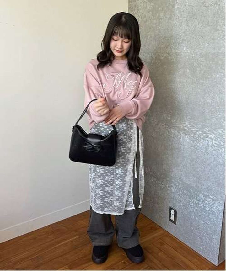 Lace Wrap Skirt,Ivory, medium image number 12