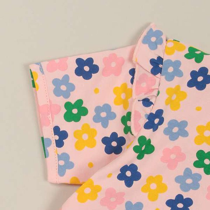 Colorful Flower Bodysuit,Pink, medium image number 3