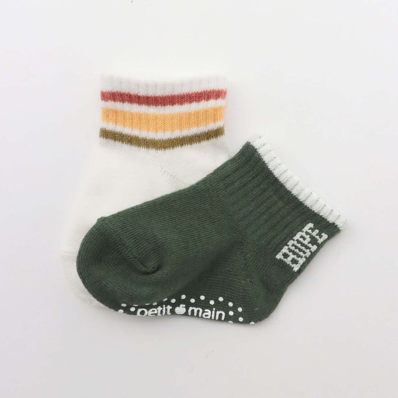 Baby 3-Piece Socks,Green, large image number 4