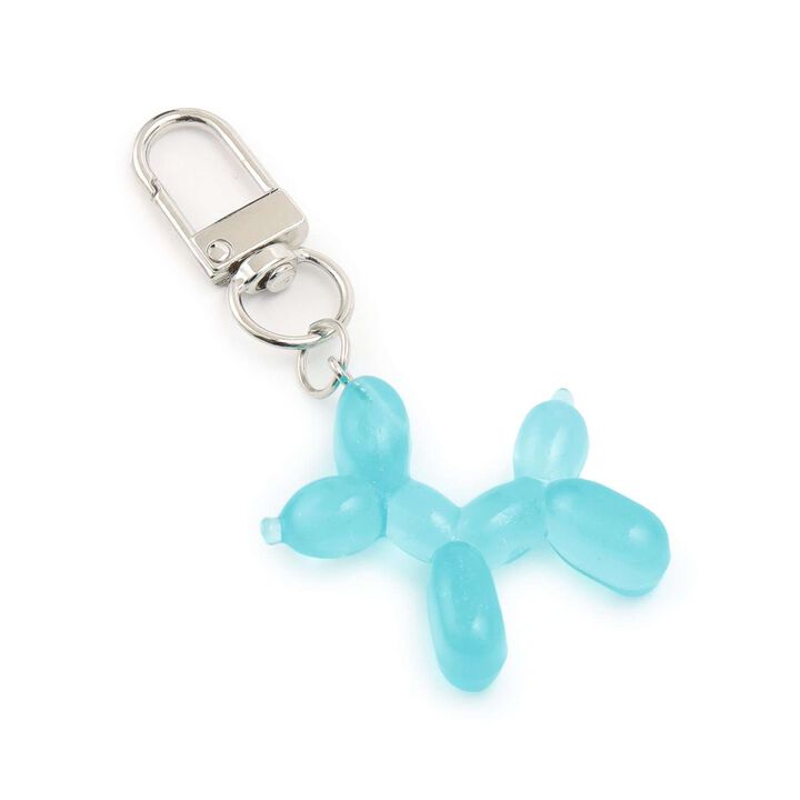 [For Preschool Use] [Safe] Glow-in-the-Dark Balloon Art Keychain,Turquoise, medium image number 3