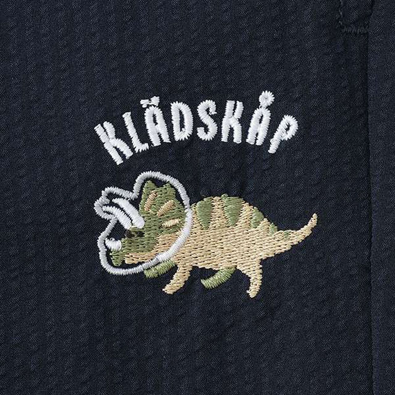 Dinosaur One-Point Long-Length Jogger Pants,Beige, large image number 4