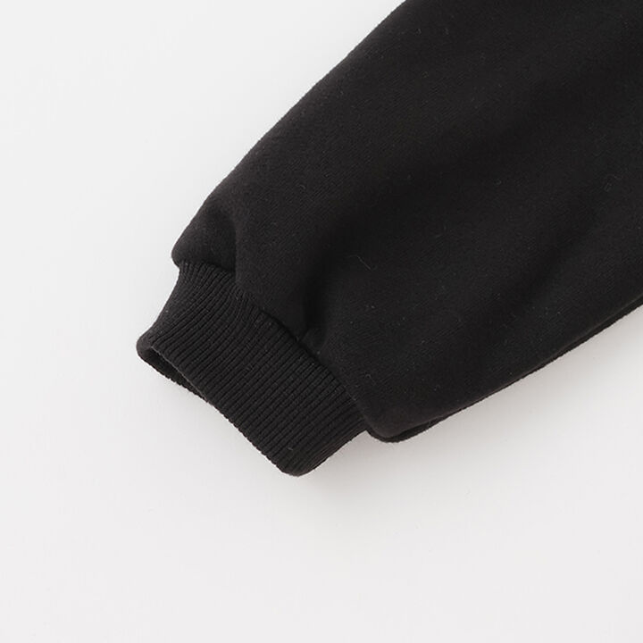 Heart Embroidery Color Block One-Piece Dress,Black, medium image number 10