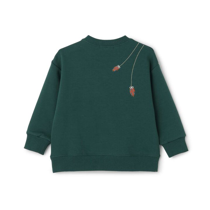 Insect Sagara Embroidery Sweatshirt,Smoke white, medium image number 11