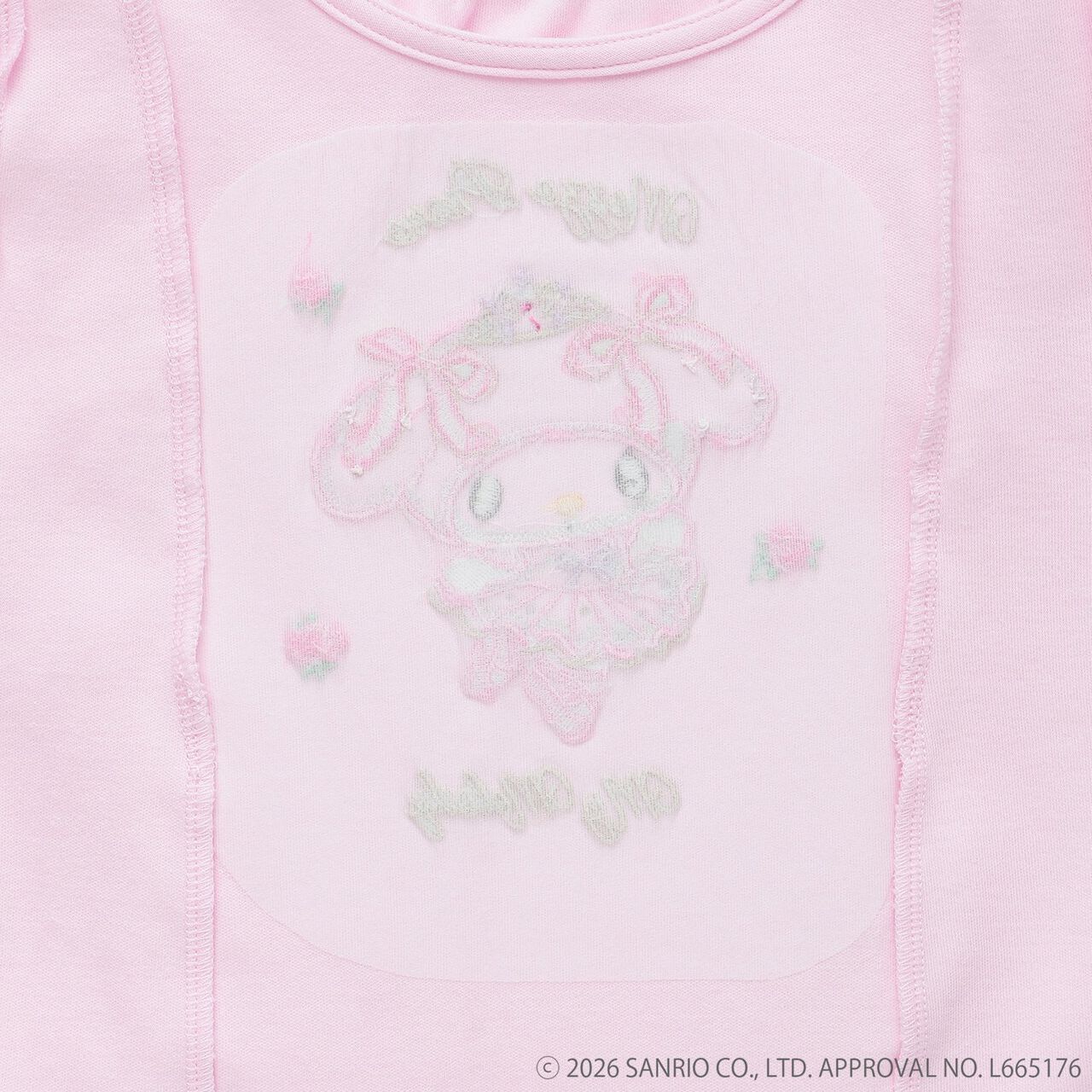 My Melody/My Sweet Piano Long-Sleeve T-Shirt,Off white, large image number 5