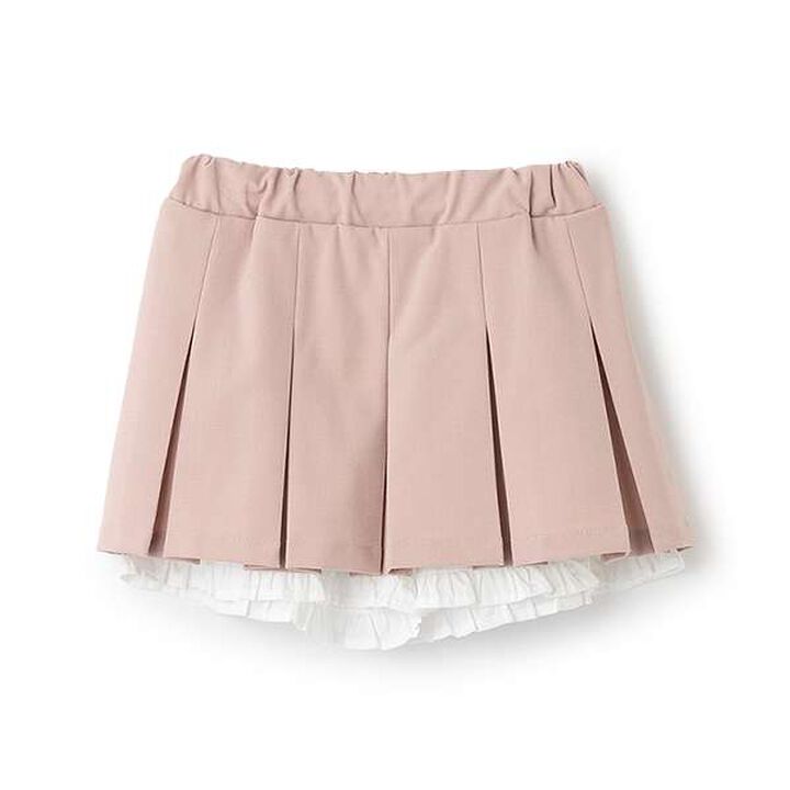 [Lycee Mine Ballet Series] Pleated Skirt (Inner Shorts Included),Charcoal gray, medium image number 4