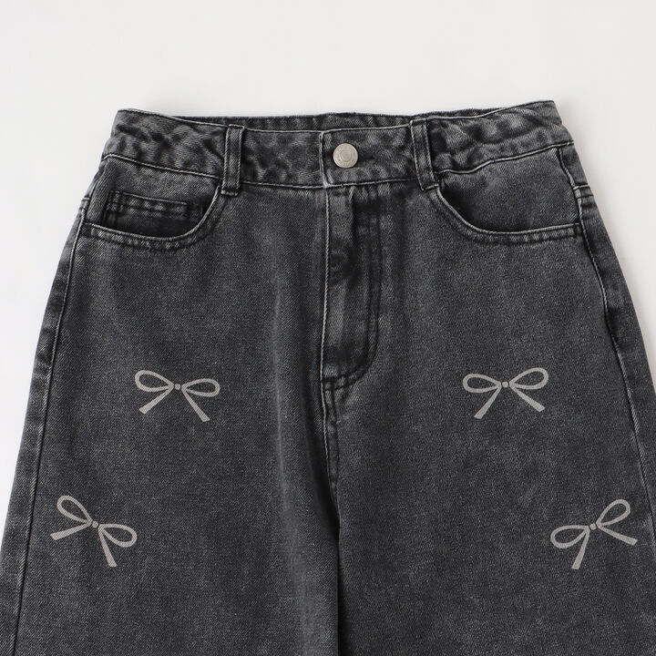 Ribbon Tie-Dye Pants,Blue, medium image number 5