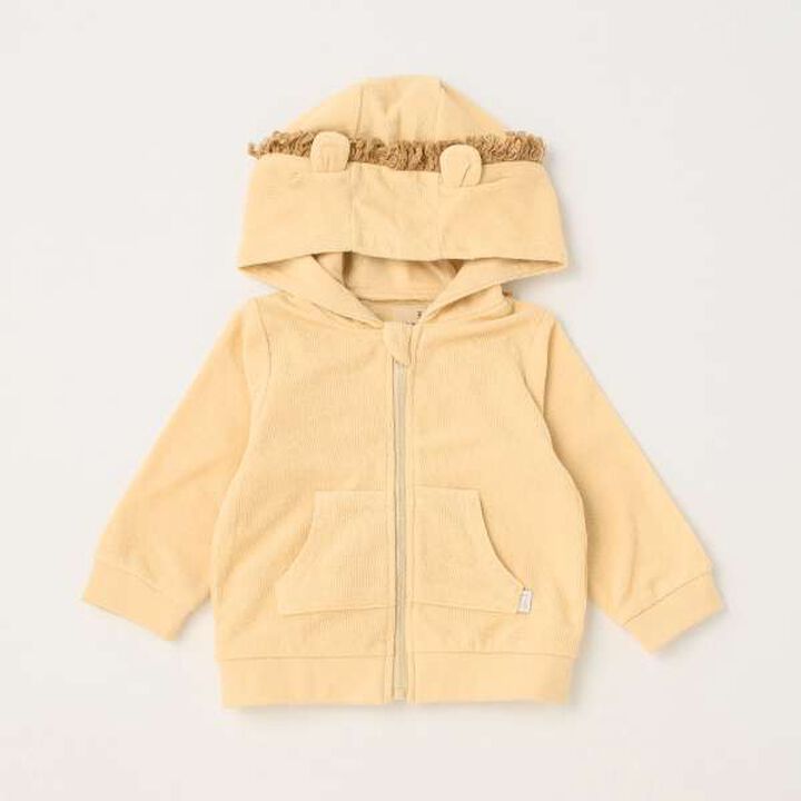 [Weak Acidity] Animal Zip Parka,Ivory, medium image number 10