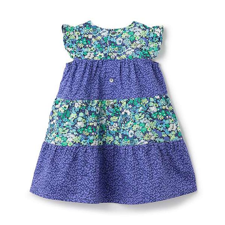 Sustainable Liberty Patchwork One-Piece Dress,Pink, medium image number 1