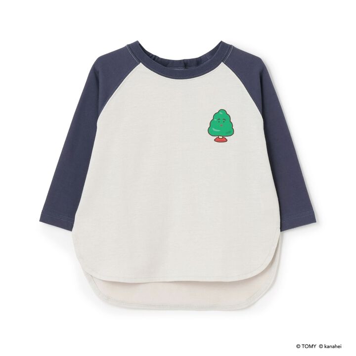 Gather! Plarails - Rails Jokers / One-Point Raglan T-Shirt,Navy, medium image number 4