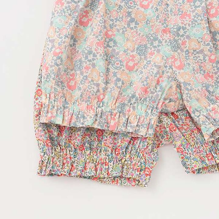 Liberty Appliqué Bunny Baby Suit,Pink, medium image number 2