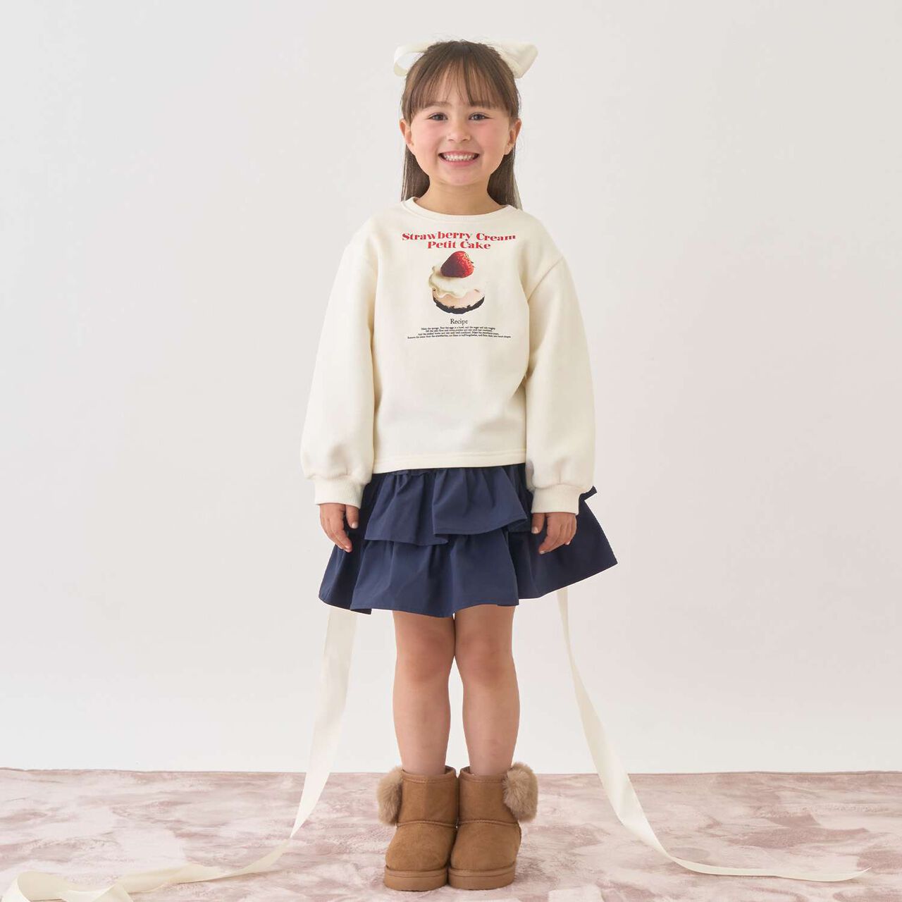 [Lycee Mine Ballet Series] [Wool Lining] Cake Transfer Print Sweatshirt,Mint, large image number 12