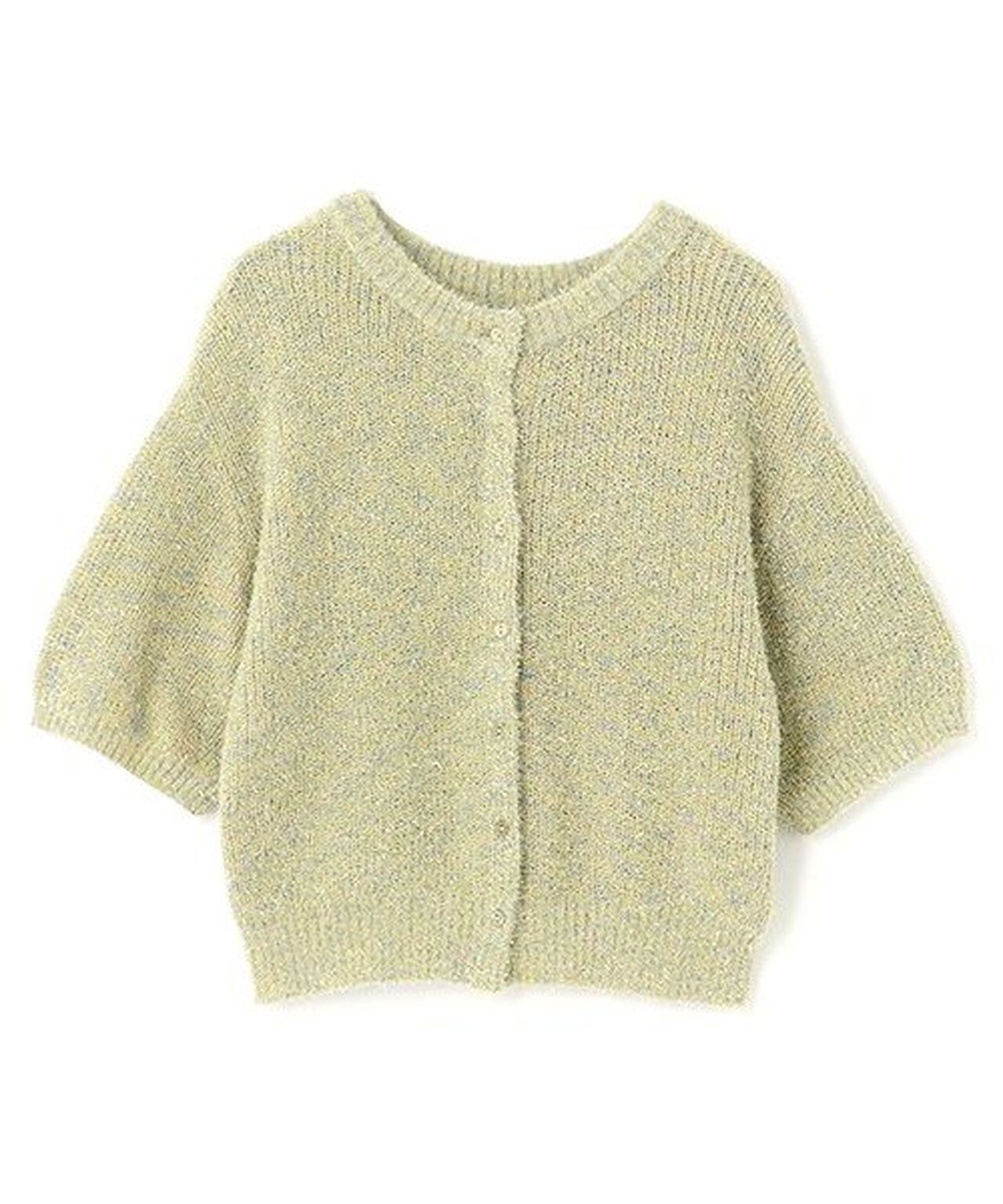 Lame Knit Cardigan,Multi color, large image number 8