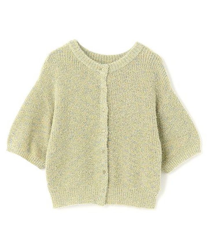 Lame Knit Cardigan,Multi color, medium image number 8