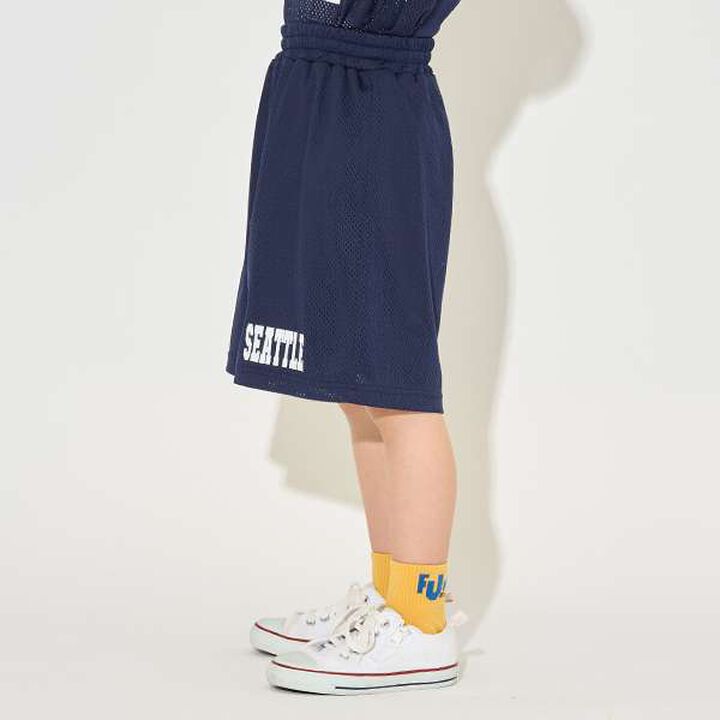 [Set Up Compatible] Mesh Half Pants,Silver gray, medium image number 7