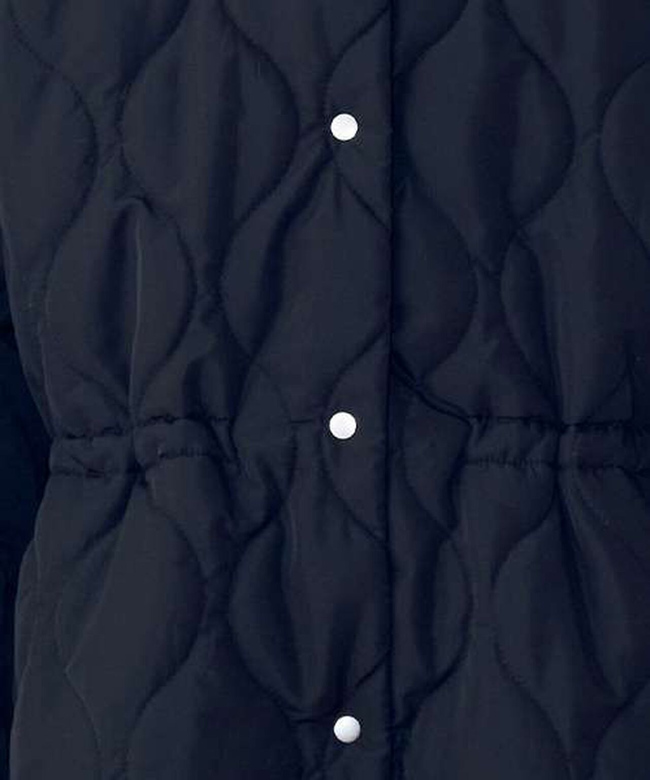 Quilted Bomber Jacket with Scarf,Ivory, large image number 12