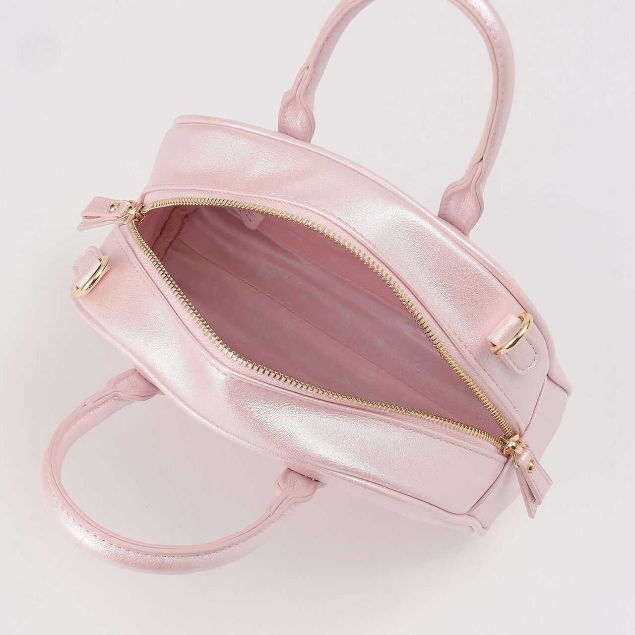 Heart Mirror 2 WAY Shoulder Bag,Light pink, large image number 10