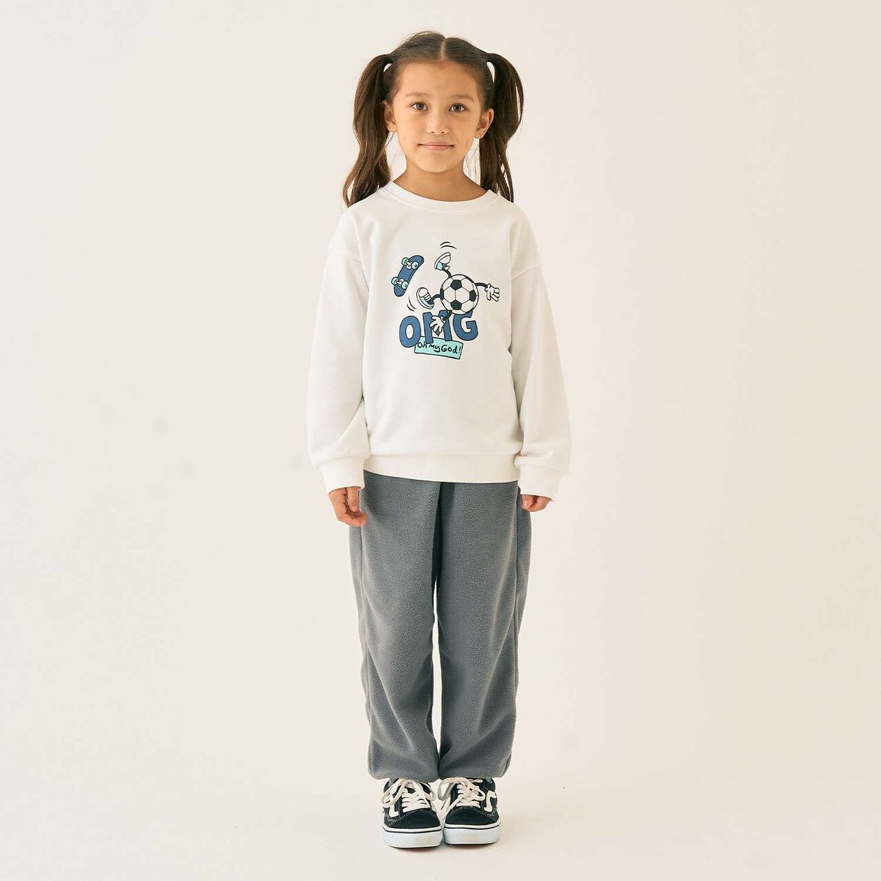 OMG Print Pullover,Blue green, large image number 20