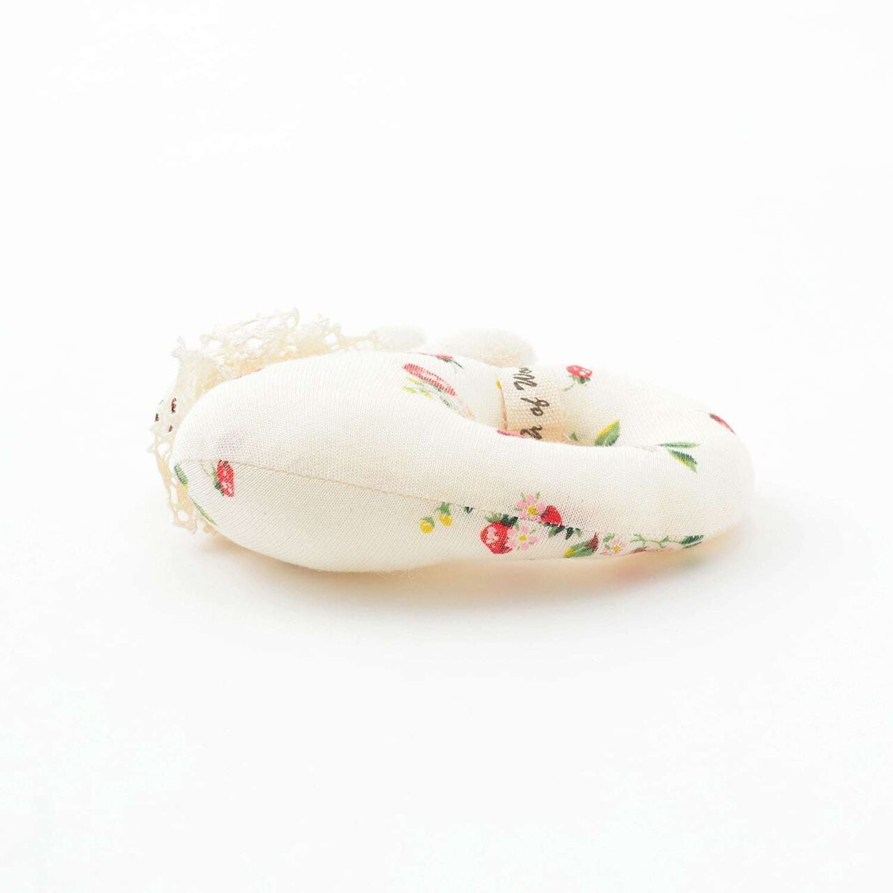 ☆BASIC Rabbit Ring Rattle [Organic] [Made in Japan],Pearl white, large image number 3