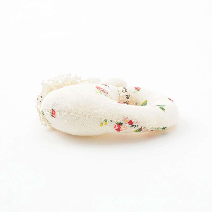 ☆BASIC Rabbit Ring Rattle [Organic] [Made in Japan],Pearl white, medium image number 3