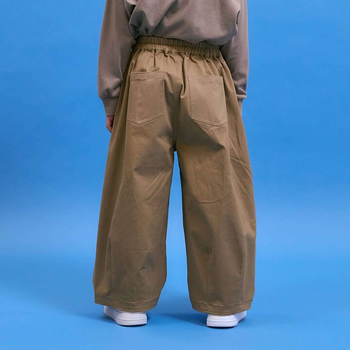 Volume Balloon Pants [MNCM],Khaki, medium image number 18
