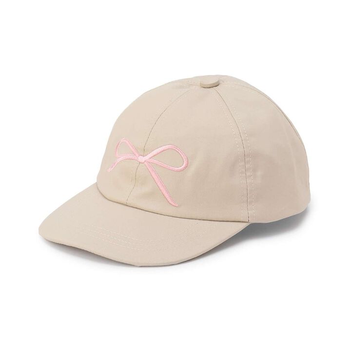Ribbon Embroidery Cap,Light beige, medium image number 2