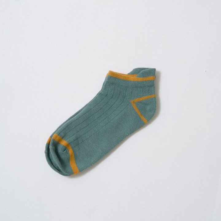 Bi-Color Ankle Socks,Moderate blue, medium image number 6