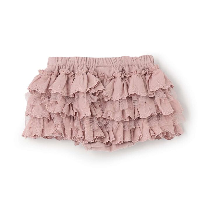 Lace Frilled Pants,Ivory, medium image number 1