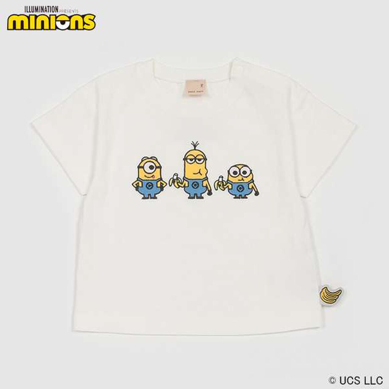 Minion Appliqu&eacute; T-Shirt,Off white, large image number 16