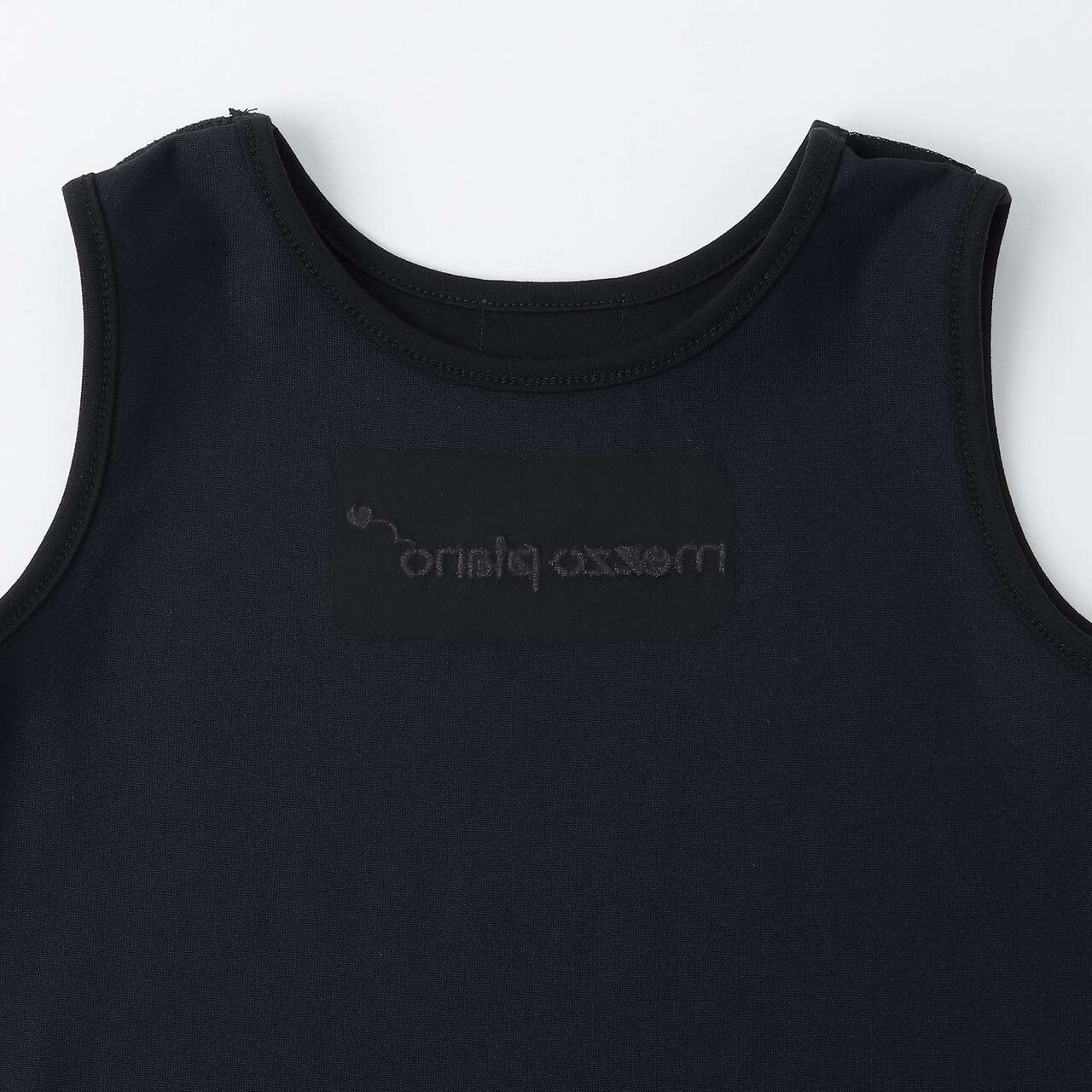 Mesh Panel T-Shirt & Tank Top Set,Black, large image number 8