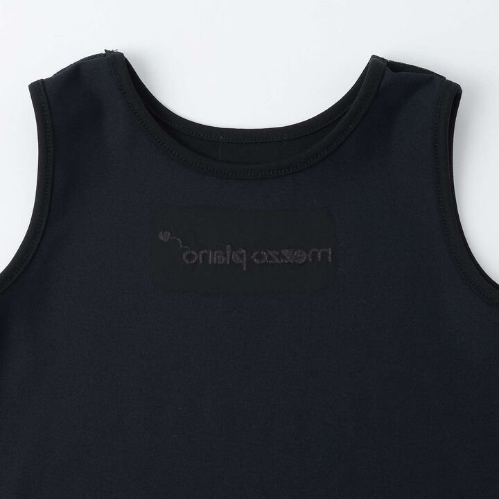 Mesh Panel T-Shirt & Tank Top Set,Black, medium image number 8