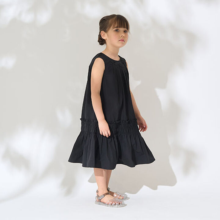 Shirred Tiered One-Piece Dress,Off white, medium image number 30