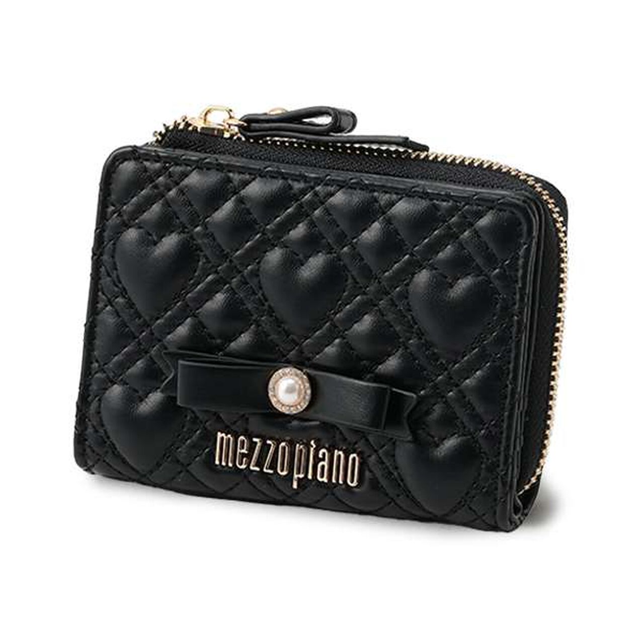 Heart Quilt Frill Wallet,Light pink, large image number 9