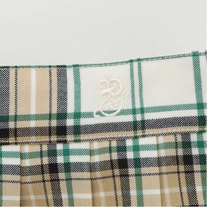 *TW Pleated Check Skirt,Blue, medium image number 22