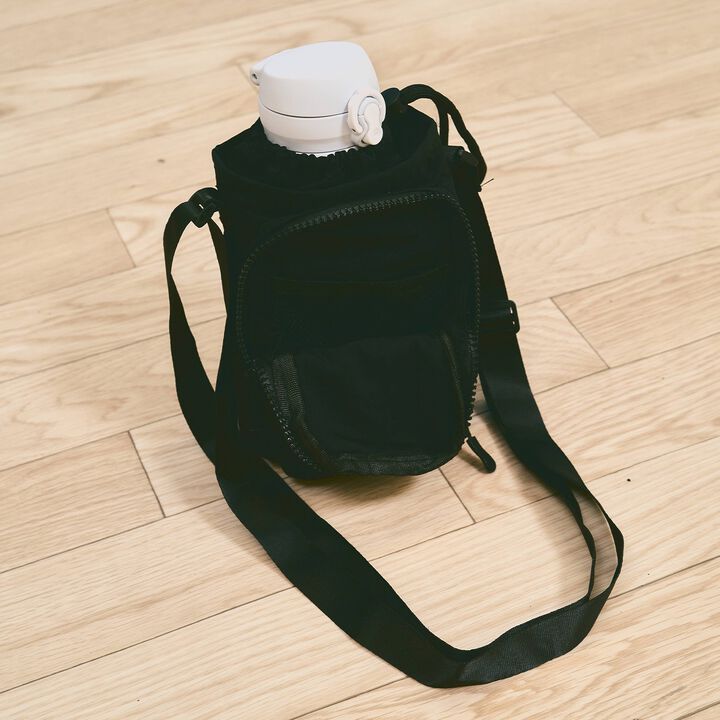 [School-Ready] Bottle Cover with Pockets,Black, medium image number 12