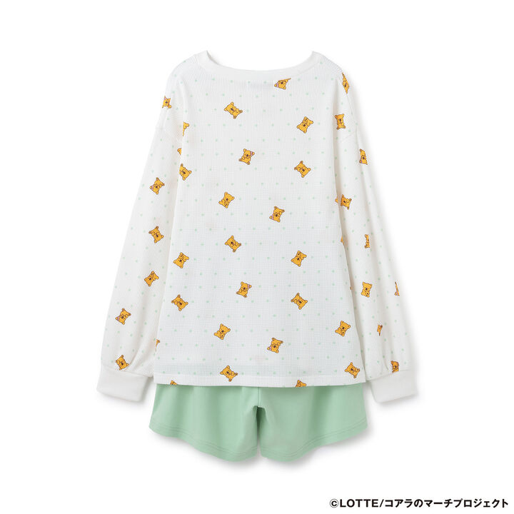 Koala March All-Over Pattern Loungewear,Light green, medium image number 7