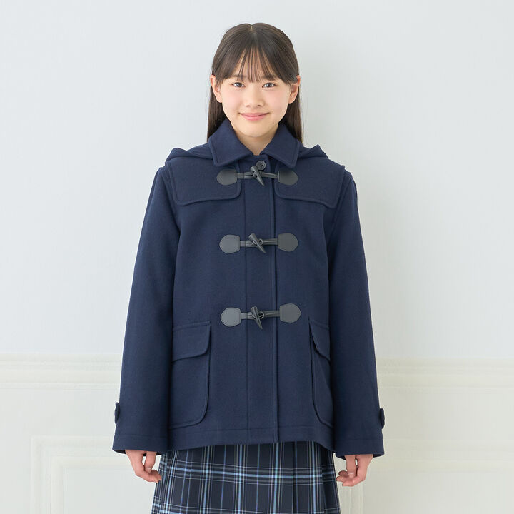 [Lightweight Quilted Lining] Mid-Length Duffle Coat,, medium